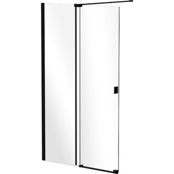 Besco Vayo Walk In sprchový kout, black Rozměr Walk In: 90cm, VYB-90-200C