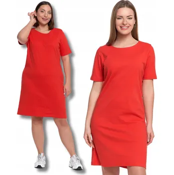 Dámské šaty ŠATY dámské MORAJ tričkové letní s krátkým rukávem, délka nad koleno S