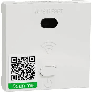 vypínač a zásuvka SCHNEIDER ELECTRIC SCHNEIDER Opakovač Unica Wifi 300Mbps 2M bílá NU360518