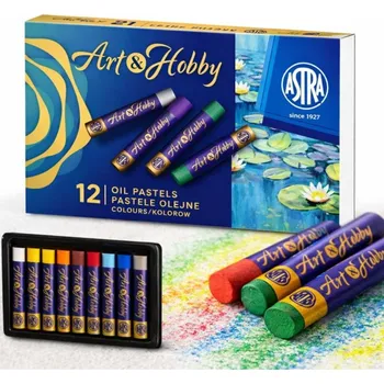 Kresba Art&Hobby Olejový pastel Art&Hobby, 12 barev, 313124001