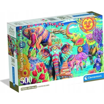 Puzzle PUZZLE 500 DÍLKŮ SLON