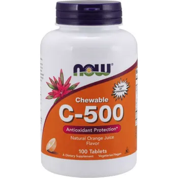 now foods vitamin c 500 mg 100 tab. pomeranč 100 tab.