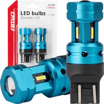 Autožárovka LED žárovky CANBUS T20 7443 W21/5W 4SMD 1860 Bílá 12V 24V AMIO-04255