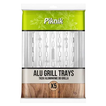 Příslušenství pro gril Piknik grilovací tácek 23 x 34 cm, 5 ks