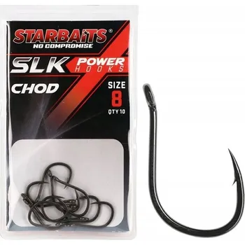 Rybářský háček Háčky s otřepem Starbaits Power Hook PTFE Teflon Chod 10 ks