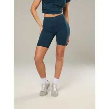 Dámská móda Sinsay - Přiléhavé šortky s vysokým pasem - námořnická modrá - 349IH-59X - 349IH-59X-S