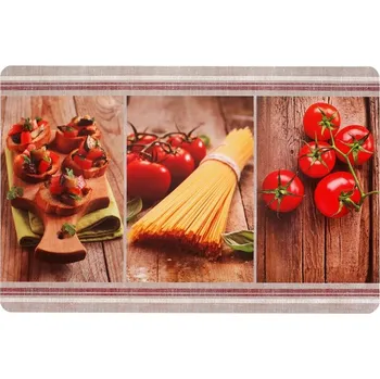 prostírání Prostírání plastové - motiv rajčat, 45 x 30 cm Barva: Červená