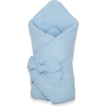 Zavinovačka NEW BABY Mušelínová šněrovací zavinovačka New Baby Blue