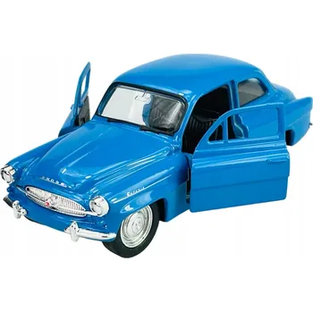 autíčko WELLY 1959 ŠKODA OCTAVIA MODRÁ 1:34 NOVÝ KOVOVÝ MODEL