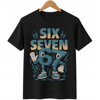 Chlapecké tričko Dětské tričko Brain Rot 67 černé 6-7