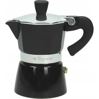 Příprava kávy Moka konvička 3 šálky - Tognana Coffee Star Black