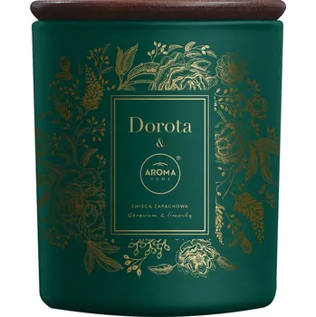 Svíčka GERANIUM S LIMETKOU Vonná svíčka AROMA Home