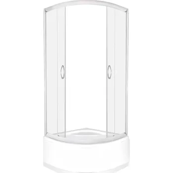 Kerra Lava čtvrtkruhový sprchový kout s vaničkou Rozměr koutu: 90x90cm, 1074_90X