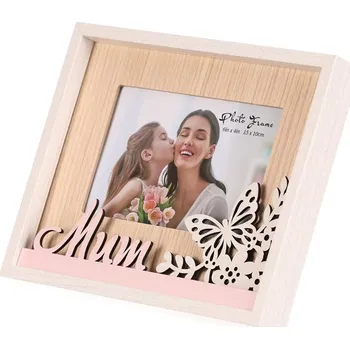 Obraz Fotorámeček - pro rozměr 15 x 10 cm, MDF, pro maminku Barva: Hnědá
