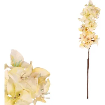 umělá květina Bugenvilea - umělá řezaná květina, barva žlutá Barva: Žlutá