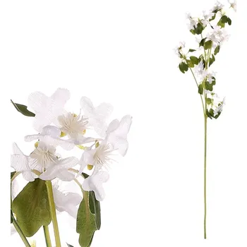 umělá květina Clematis - umělá řezaná květina, bílá Barva: bílá