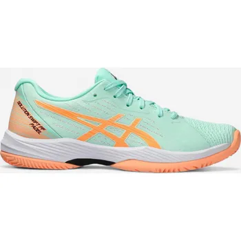 Dámská tenisová obuv ASICS Dámské boty na padel Asics Solution Swift 41,5 BÍLÁ|ORANŽOVÁ|ZELENÁ
