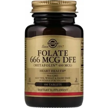 Doplněk stravy Solgar Kyselina listová 400 mcg tablety 100 ks