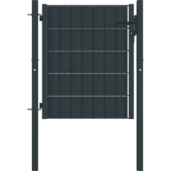 Ocelová zahradní branka, 100 x 101 cm, antracitová