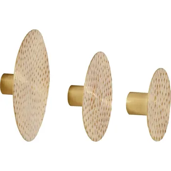 Věšák Hübsch, Věšáky Hübsch kulaté kovové 3 ks - Formadore