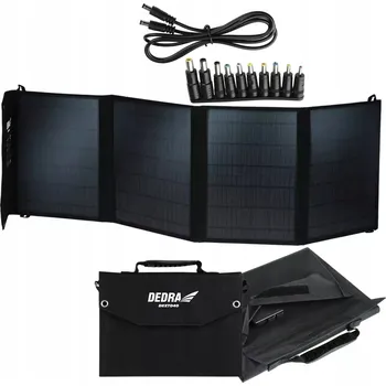 IP kamera Solární nabíječka Dedra 40 W USB přenosná s kabelem