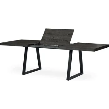 Jídelní stůl Jídelní stůl rozkládací 160-240x90 cm, lamino, šedý dub, HT-R5624 GREY Barva: šedá