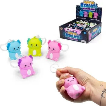 Svítící Přívěsek Na Klíče Axolotl Keychain