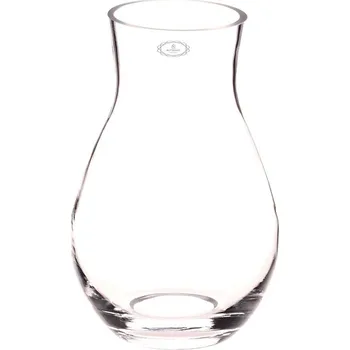 Váza Váza skleněná - tvar hruška, čirá. Barva: Přírodní