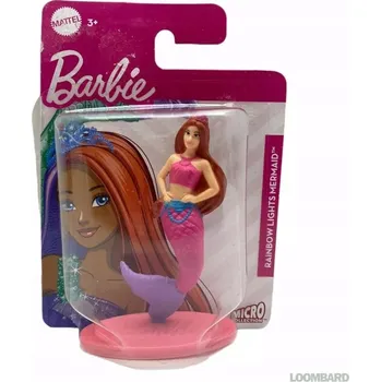 Panenka PANENKA BARBIE MOŘSKÁ PANNA SVÍTÍCÍ DUHOVÝMI BARVAMI HBC23