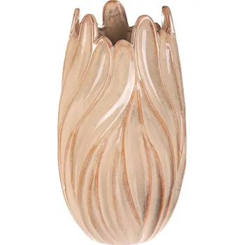 Obal na květináč Obal na květiny - keramika, béžový Barva: Béžová