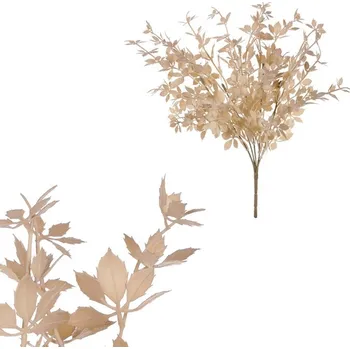 umělá květina Krémový umělý trs přísavníku pětiprstého - elegantní dekorace do aranží Barva: Krémová