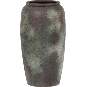 Váza Elegantní keramická váza 70 cm hnědo-šedá, starodávný design Barva: Hnědá