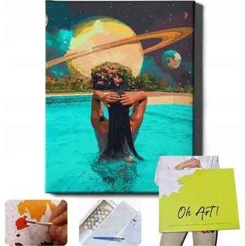 MALOVÁNÍ PODLE ČÍSEL Krajina Obrázky k Malování S RÁMEM 40x50 cm Oh Art