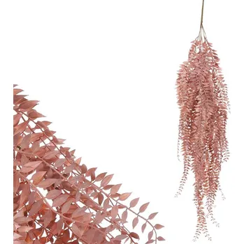 umělá květina Cihlově červená umělá převislá větev Sleziník - realistická dekorace Barva: Oranžová