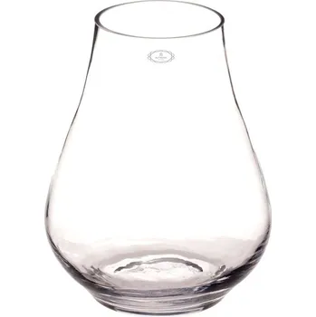 Váza Váza skleněná malá - tvar kapka, čirá. Barva: Přírodní