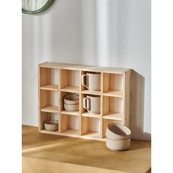 police Sinsay - Nástěnná police - béžová - 121DQ-80X - 121DQ-80X-ONE-1