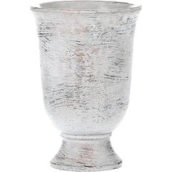 Obal na květináč Obal betonový - tvar číše, světle šedý Barva: šedá