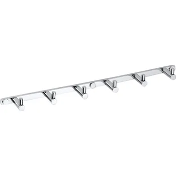 Bemeta OMEGA držák ručníků se šesti háčky 410 mm, chrom