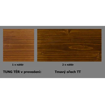 Olej na dřevo TUNG tér - tmavý ořech TT 4,5lt