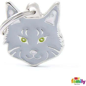 obojek pro kočku My Family Známka Colors – mainská mývalí kočka