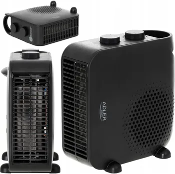 Vzduchotechnika Teplovzdušný ventilátor topení elektrické ADLER AD 7725b