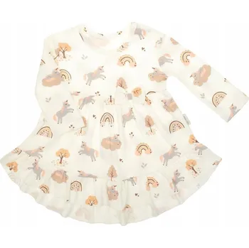 Dívčí šaty Dětské midi šaty Nicol bavlna velikost 104