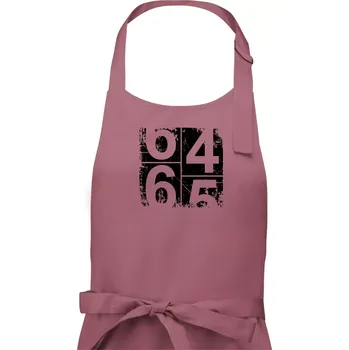 Kuchyňská zástěra Tachometr 65 - Dámská zástěra na vaření - Univerzální velikost ( Starorůžová )