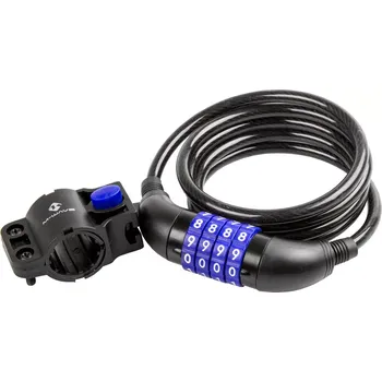 Příslušenství pro cyklistiku M-WAVE Zámek M-Wave 8 x 1 500 mm kódový