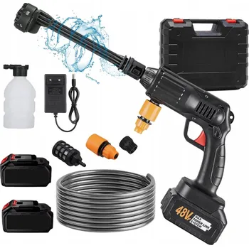 Vysokotlaký čistič AKUMULÁTOROVÁ TLAKOVÁ MYČKA NA ZAHRADU, OKNA A DLAŽBU, SADA POWER