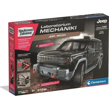 ostatní stavebnice MECHANICKÁ LABORATOŘ STAVEBNICE JEEP RECON CLEMENTONI 50401