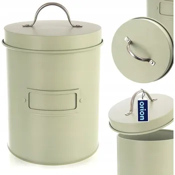 Dóza na potraviny Kuchyňská Nádoba na Sypké Potraviny, Dóza na Uskladnění, Plechovka 2,2L