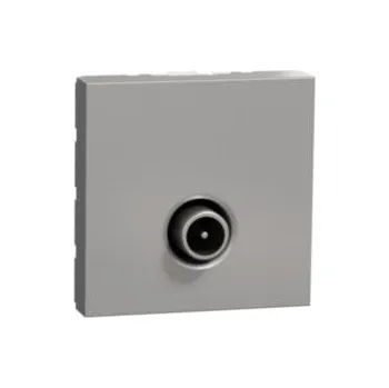 vypínač SCHNEIDER ELECTRIC Zásuvka Unica TV individ. 1,5dB 2m alumi NU346230