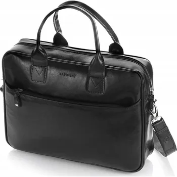 Kabelka Taška na notebook Brødrene , hladká eko kůže