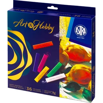 Art&Hobby ASTRA Prestige, Suchý pastel hranatý 36ks, 323120003
